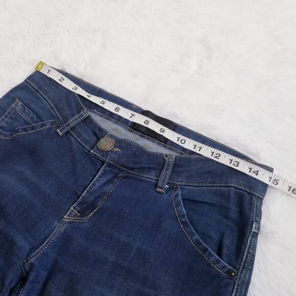 Ottod'Ame Jeans Low Rise Skinny Blue Denim - Picture 6 of 12